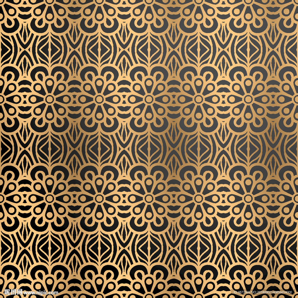 黄金装饰的奢华背景