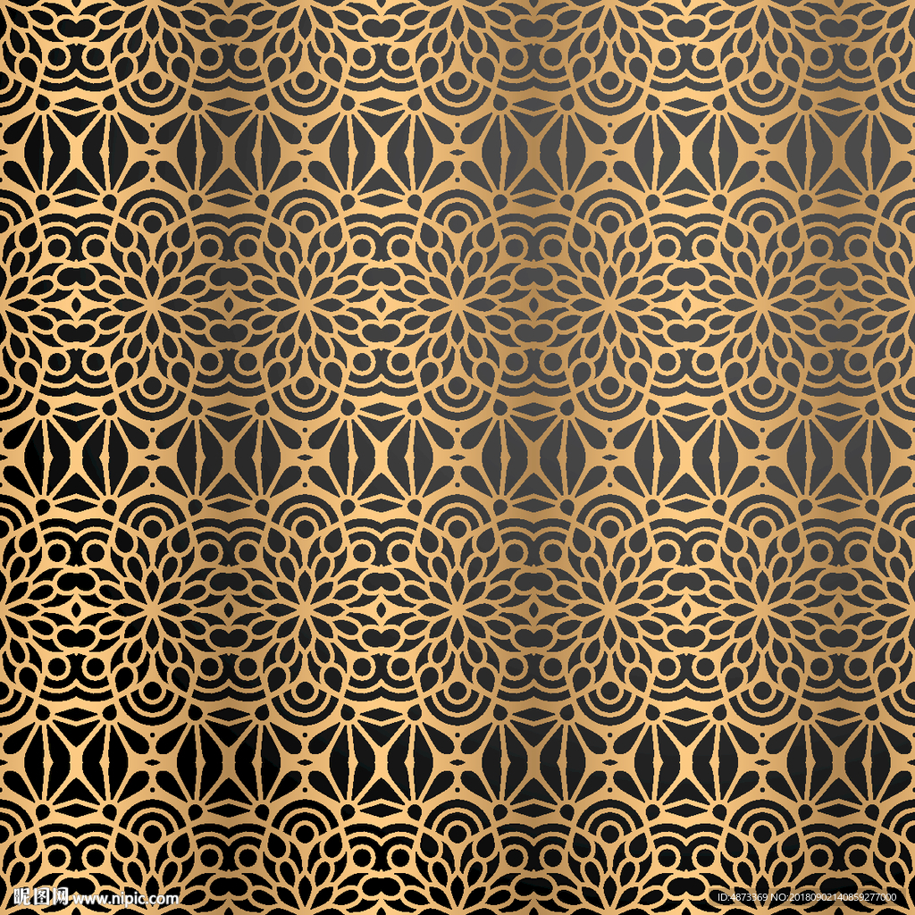 黄金装饰的奢华背景