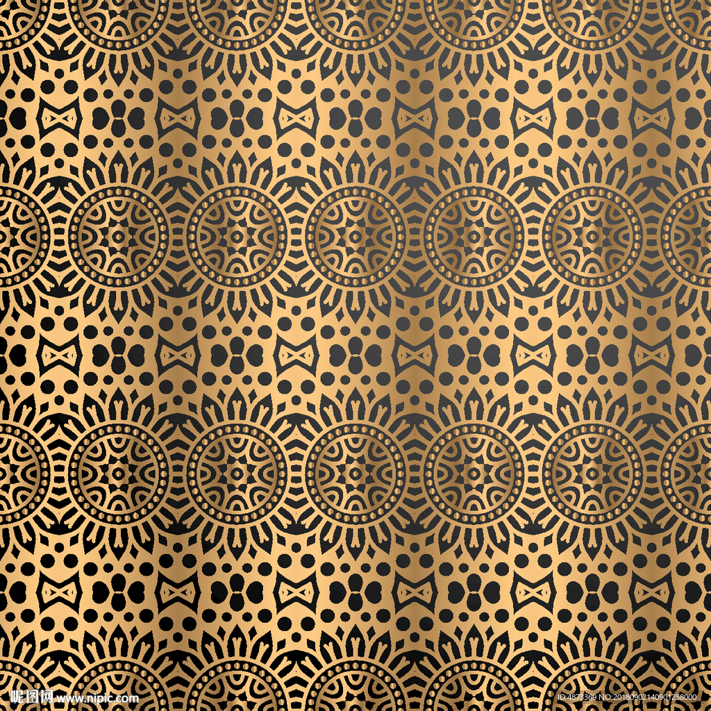 黄金装饰的奢华背景