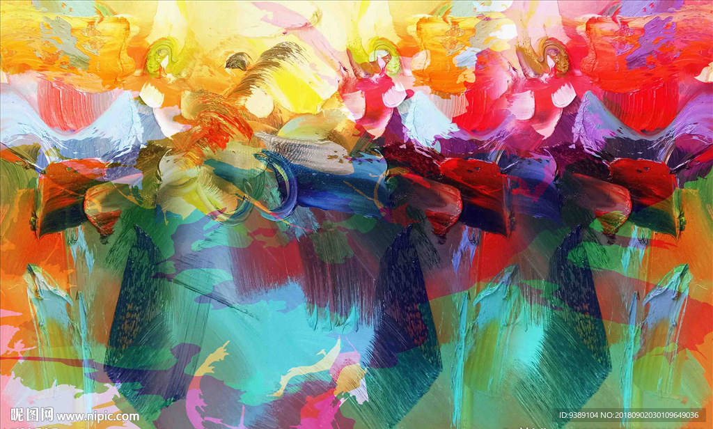 抽象油画
