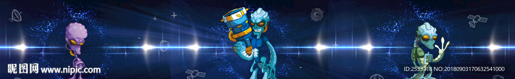 3D外星科技时代创意海报