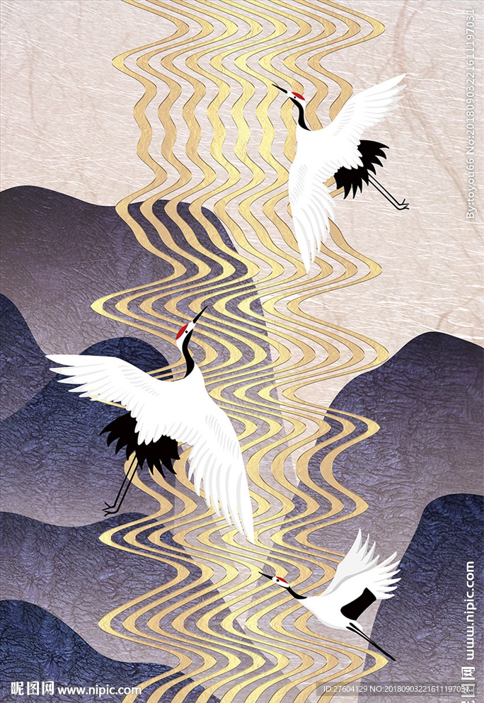 新中式山水意境装饰画