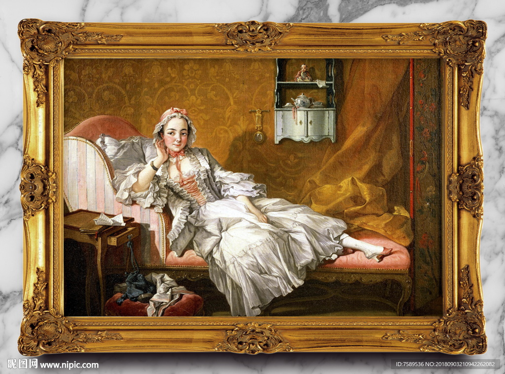 欧式展厅宫廷油画