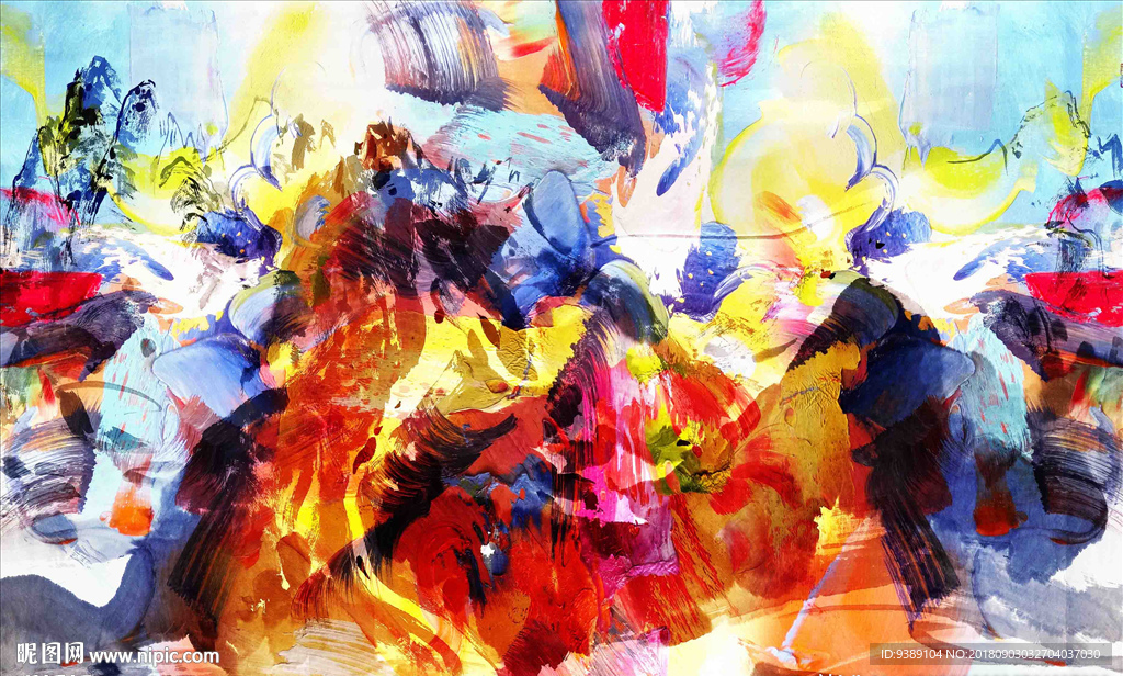 抽象油画