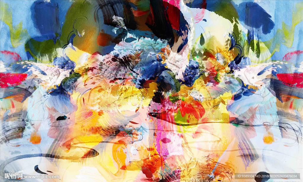 抽象油画