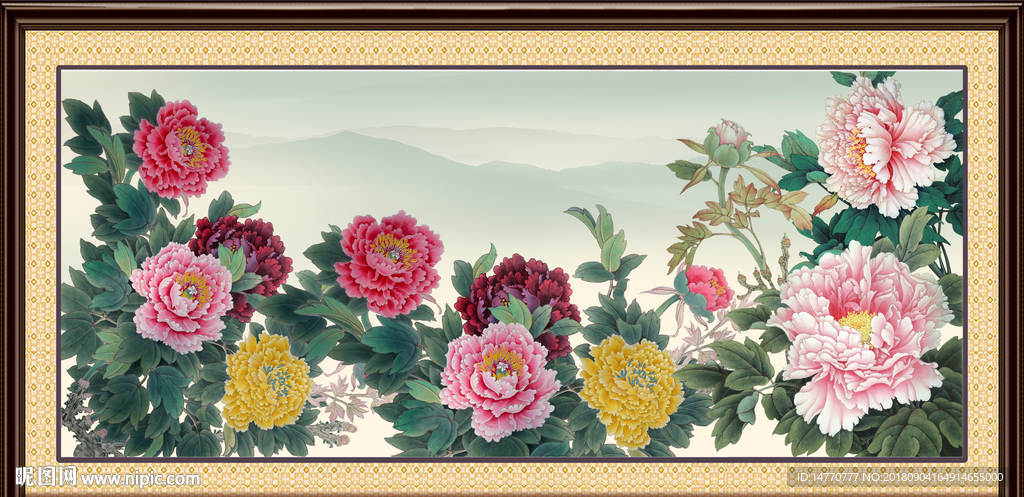 花开富贵 牡丹