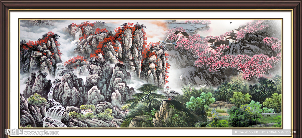 国画山水