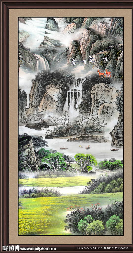 巨幅山水画
