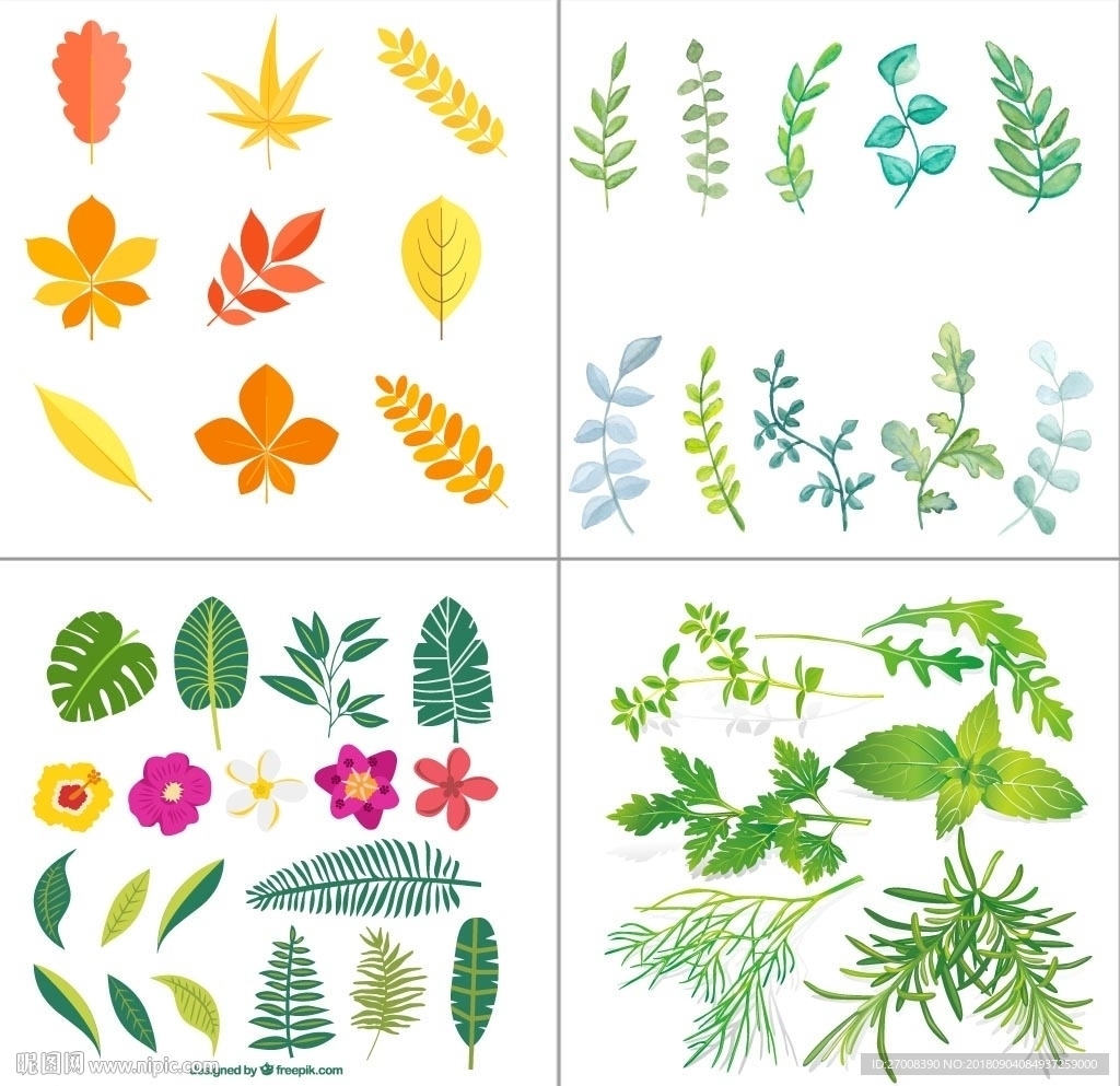 植物叶子背景设计图 图片素材 其他 设计图库 昵图网nipic Com