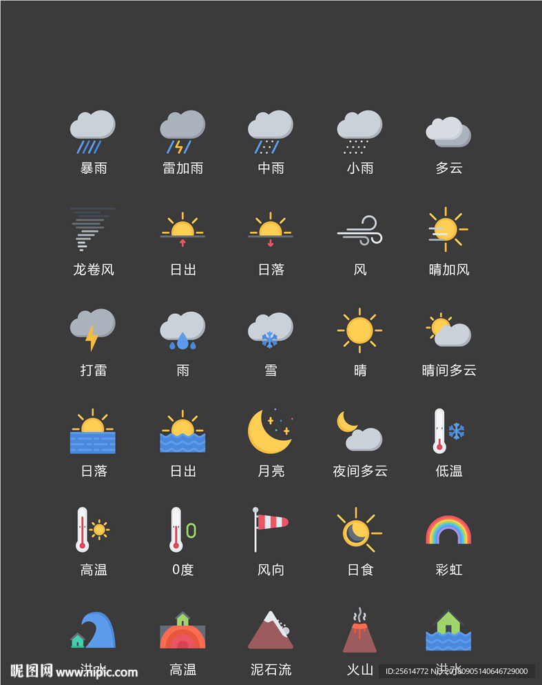 天气图标