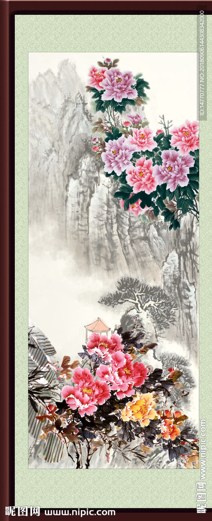 国画牡丹