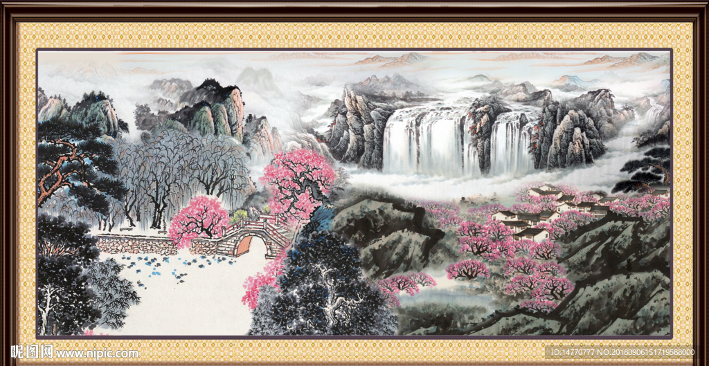 山水国画
