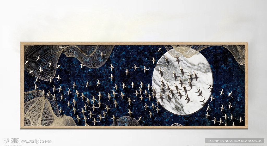 创意飞鸟装饰画