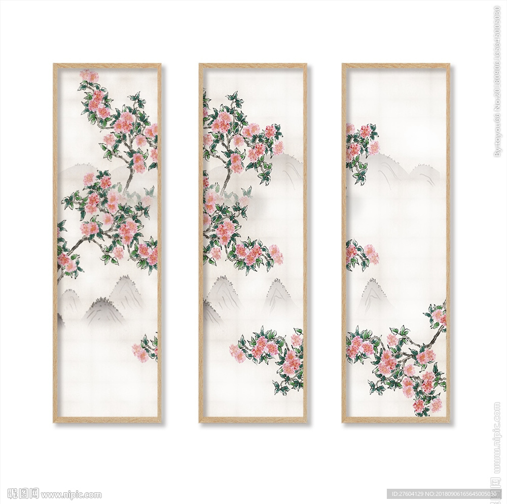 古典山水花卉装饰画