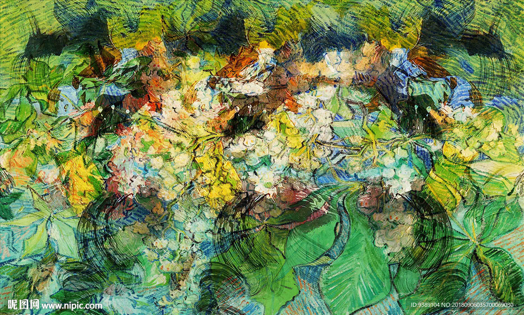 花卉油画