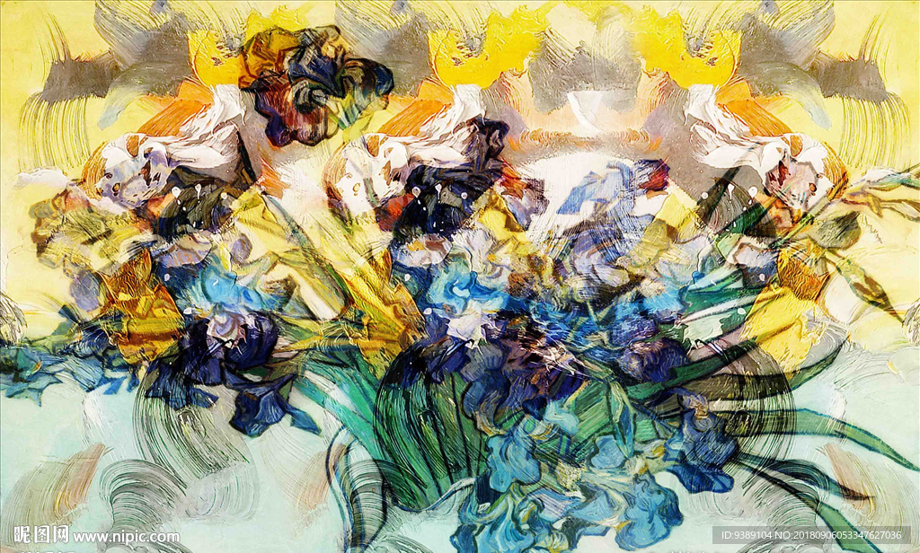 花卉油画
