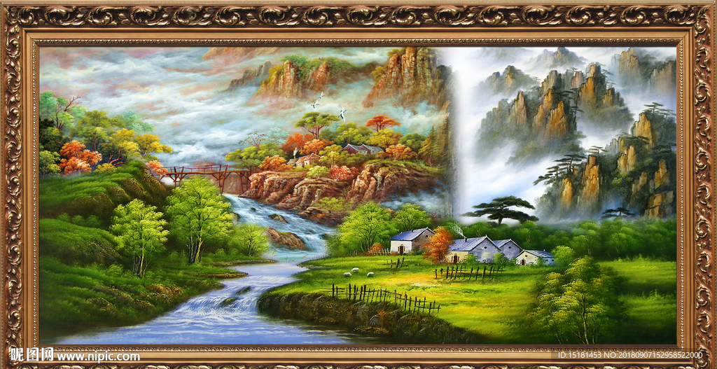 油画风景