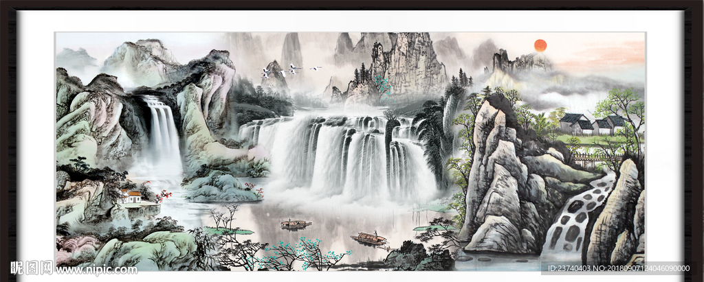 山水国画