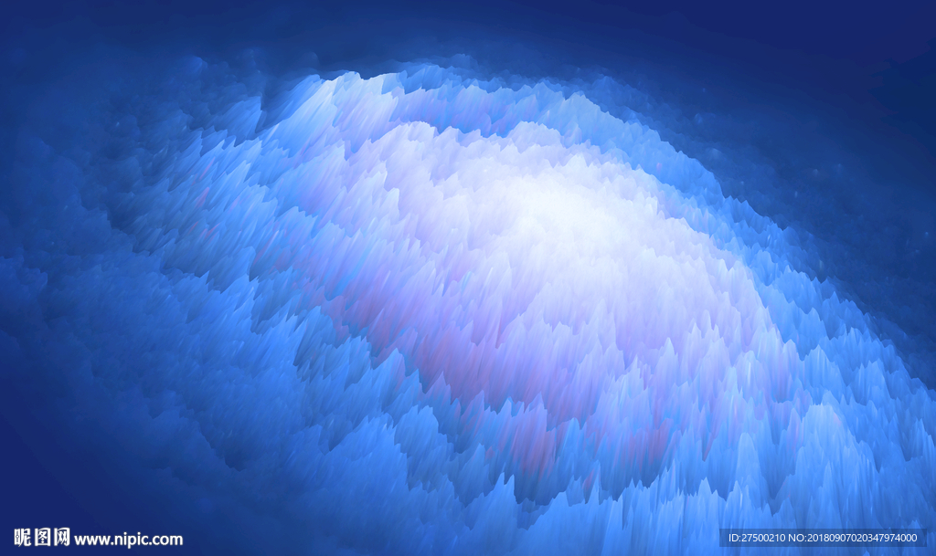 蓝色格调背景墙