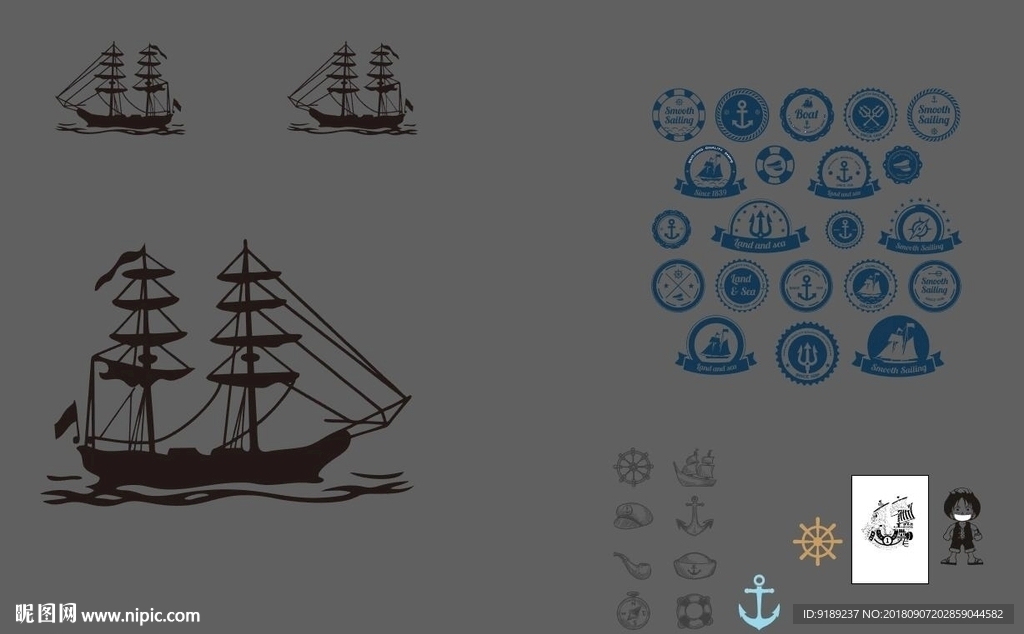 海盗  船 硅藻泥