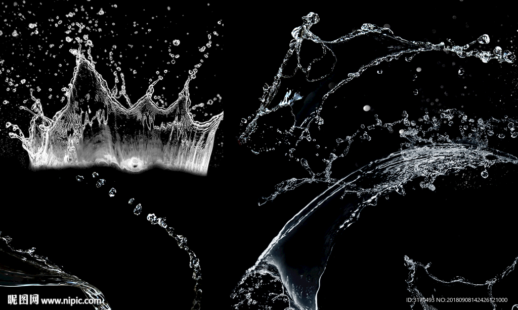 水花素材 水素材 水 水花