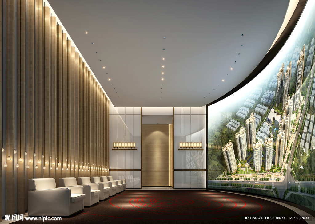 售楼部展示 区位