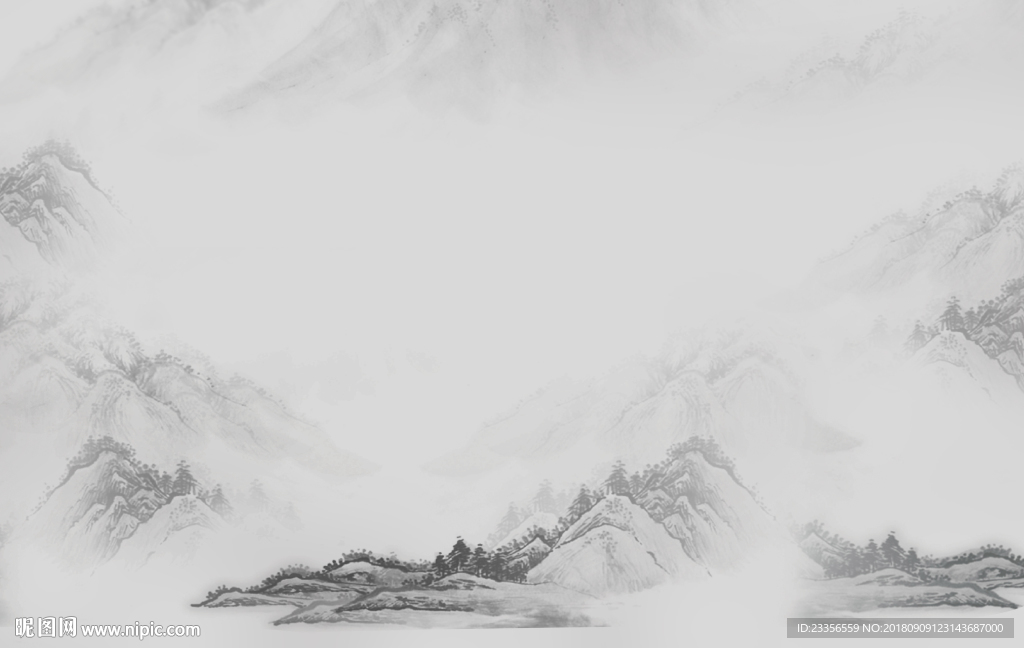 山水背景