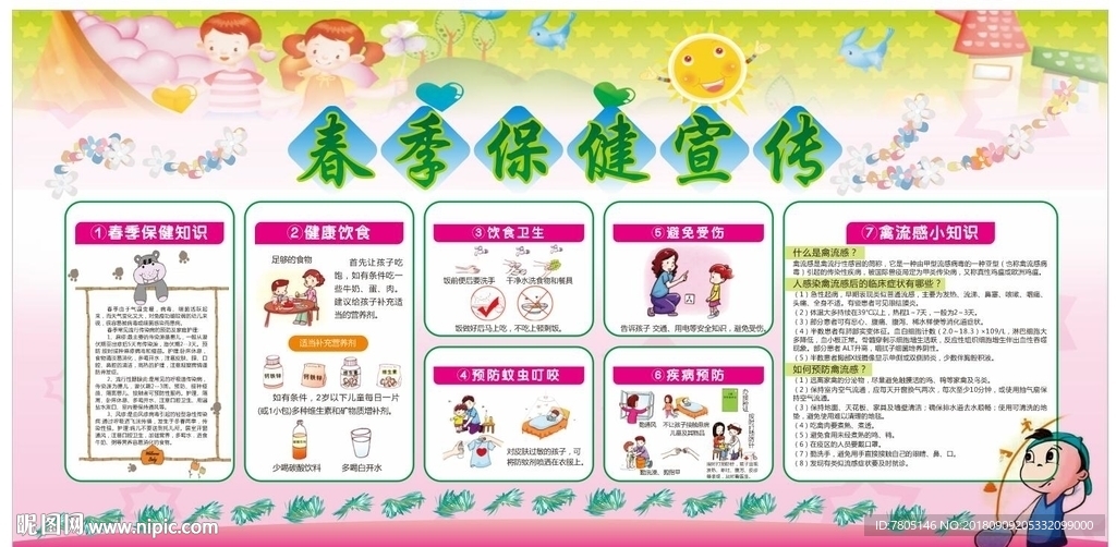 春季保健宣传