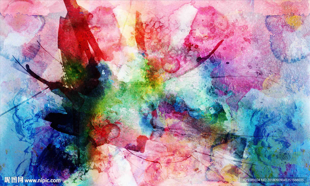抽象油画