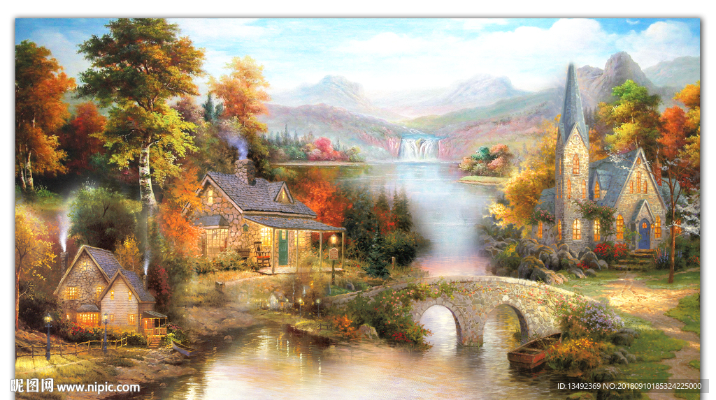 风景油画