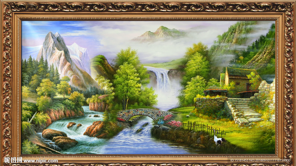 油画风景