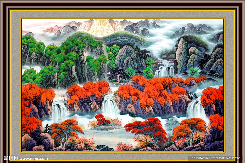 国画山水
