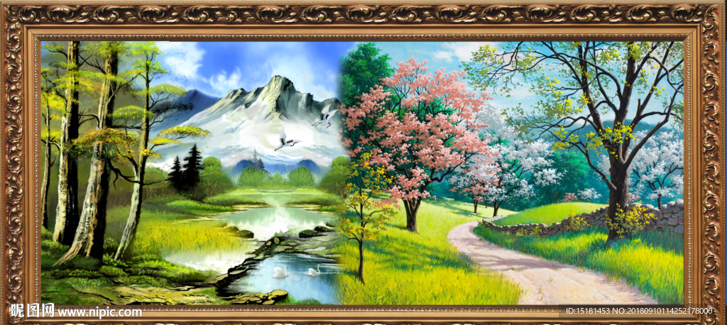 油画风景