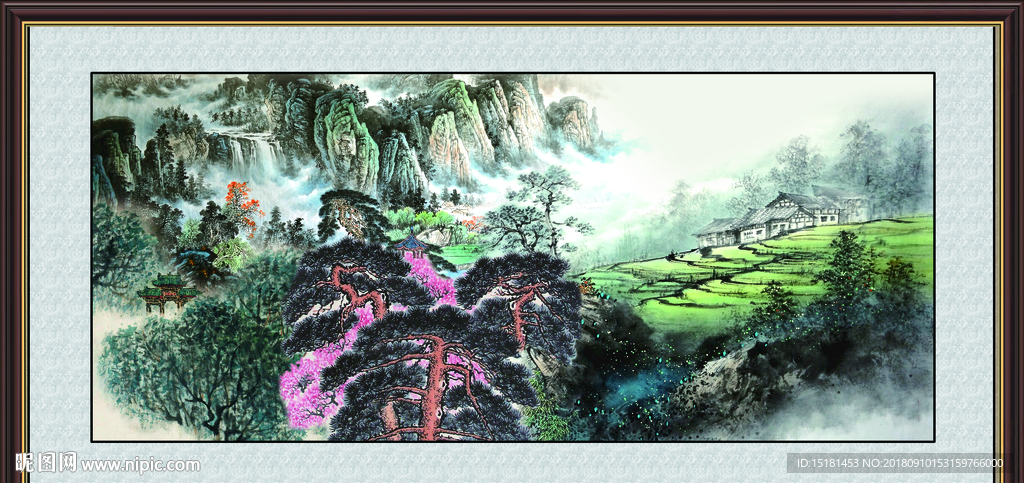 国画山水