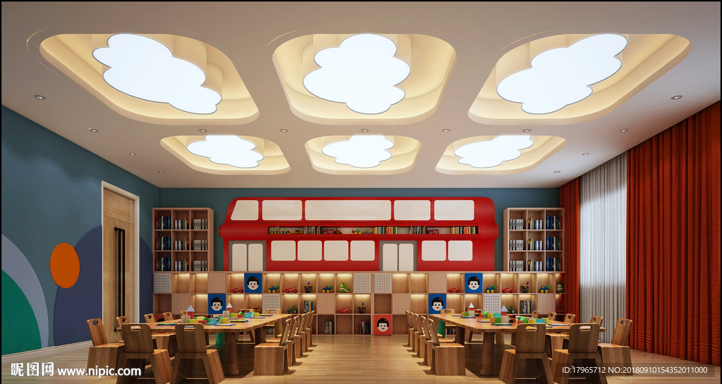 室内儿童 游乐场景设计