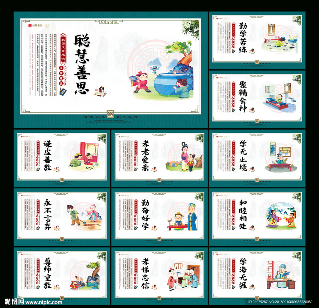 学校文化展板