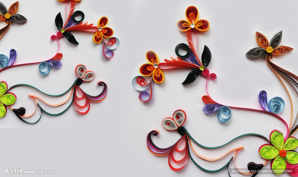 浮雕花朵背景墙