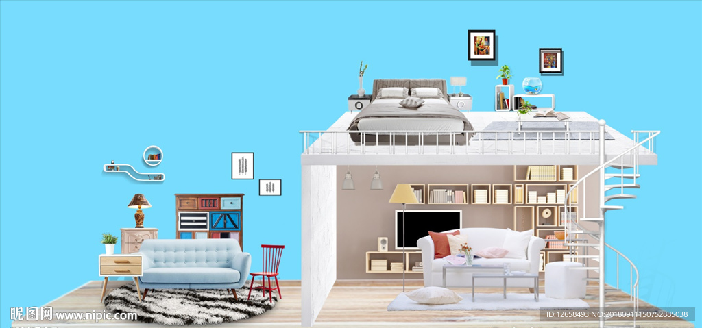 复式loft内部结构