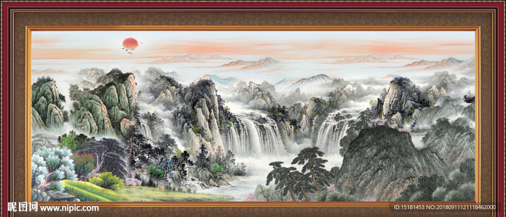 国画山水