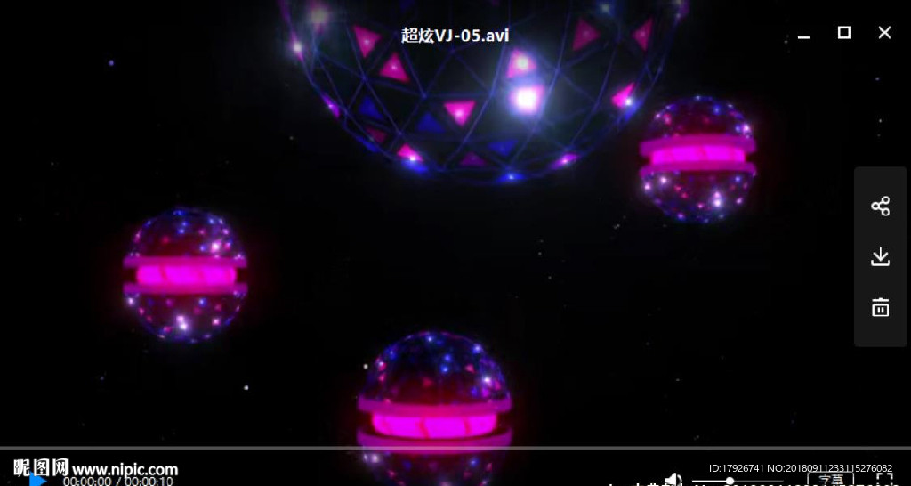 led 炫丽动态图视频背景光效