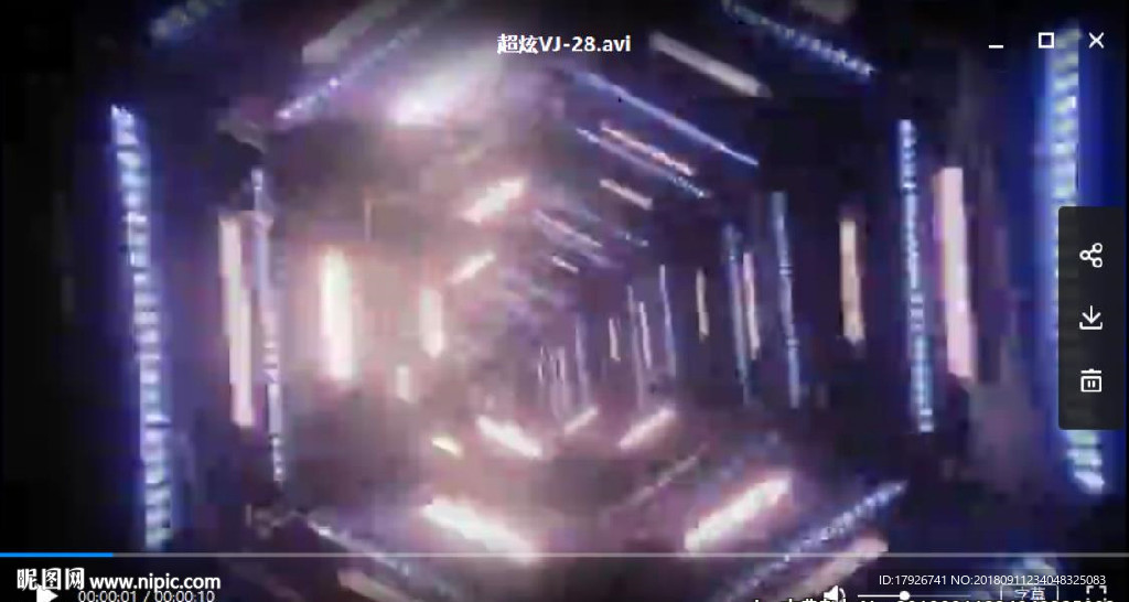 led 炫丽动态图视频背景光效