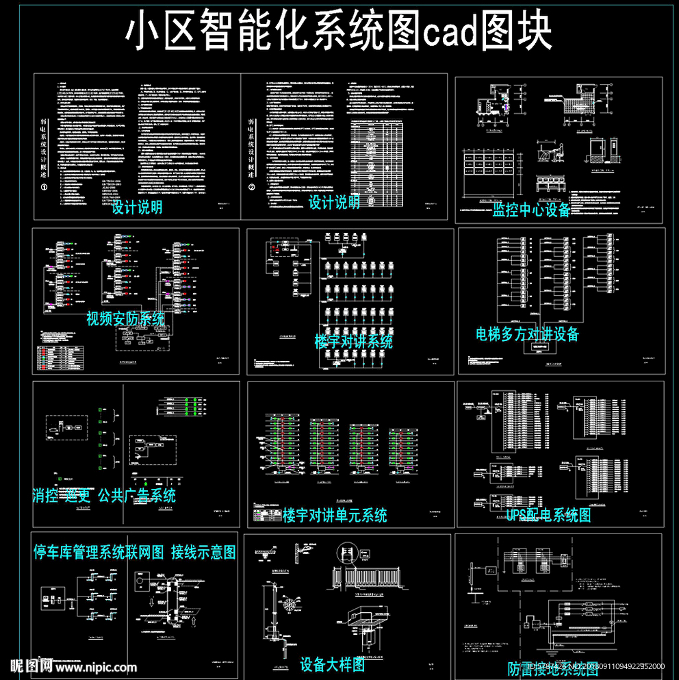 小区智能化系统图