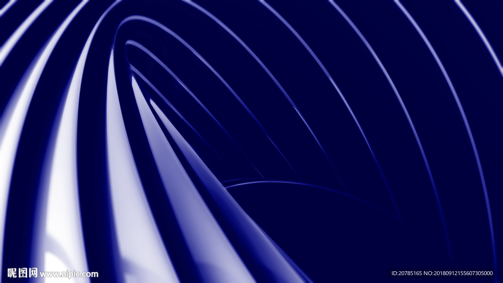 蓝色流线