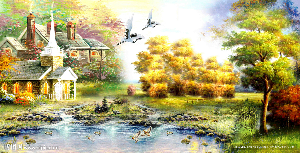 风景油画
