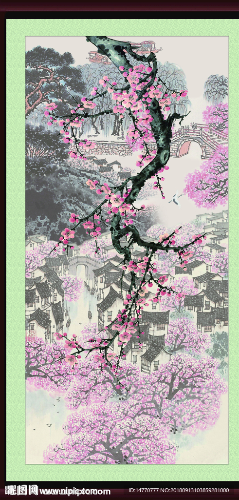 梅花国画