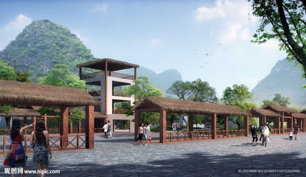 规划绿化 节点 景观园林 景观