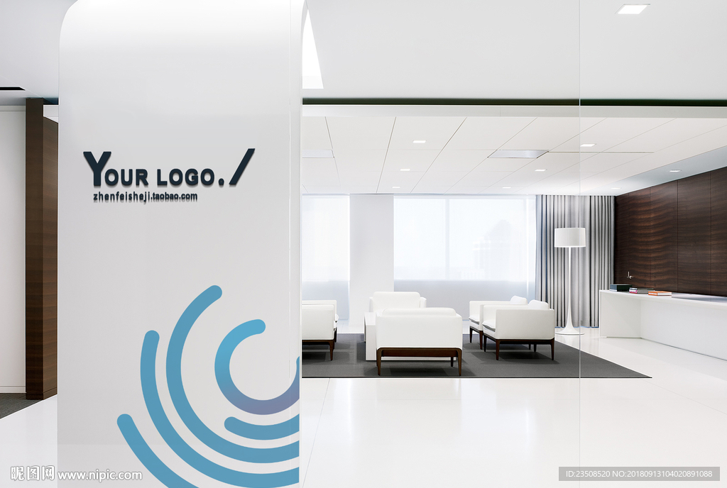 公司形象墙logo