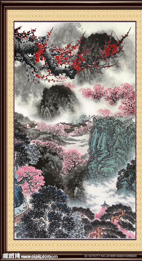 梅花国画