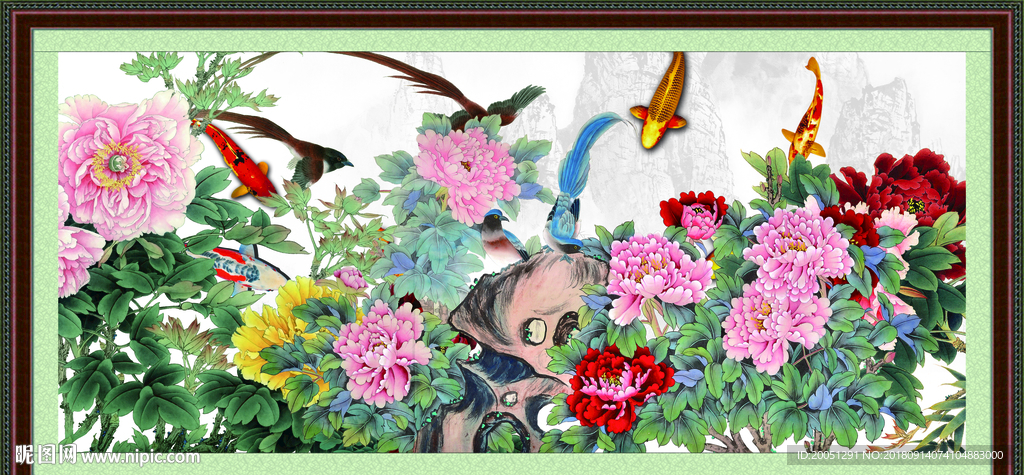富贵有余 花开富贵图