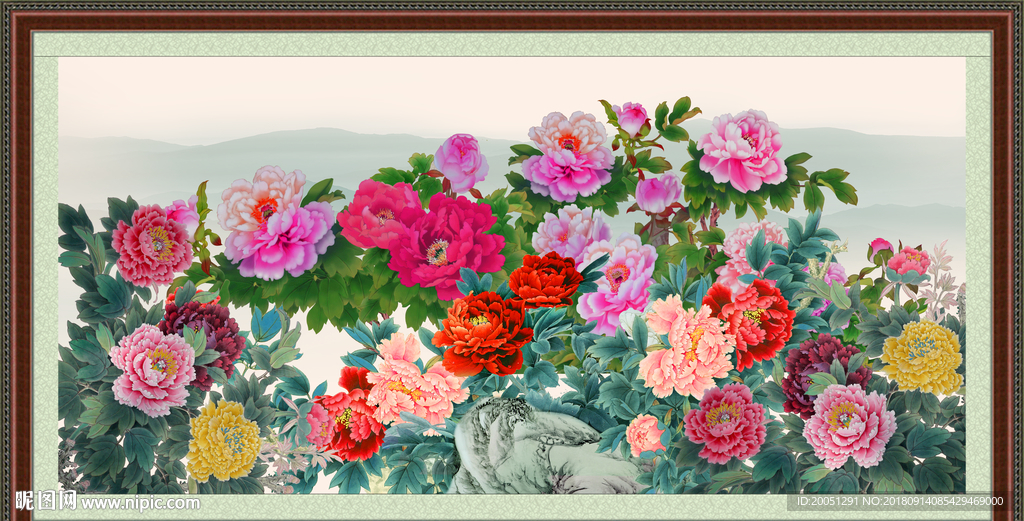 富贵有余 花开富贵图 富贵满堂